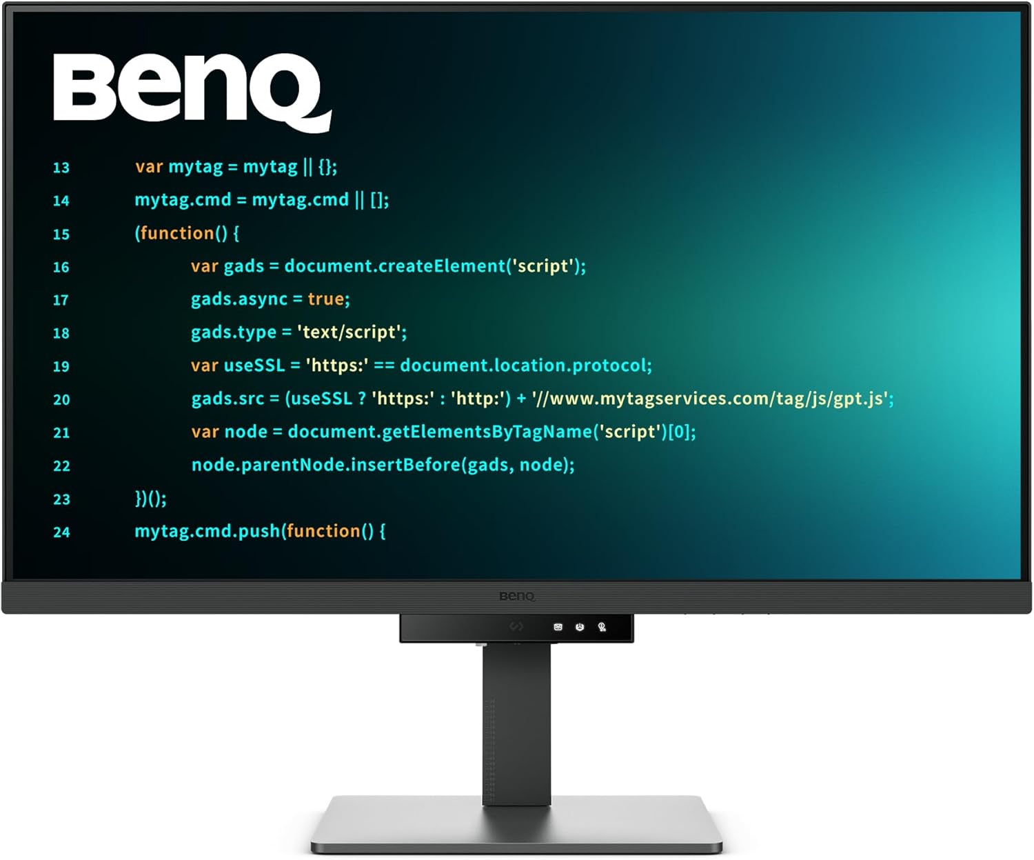 BenQ RD320U 32' 4K 3840x2160 Programming Monitor 2000:1 Contrast Ratio Nano Matte Panel, 90W USB-C, Coding Modes, Night Hours Protection, Ergonomic Design, and Eye-Care Technology (Renewed)