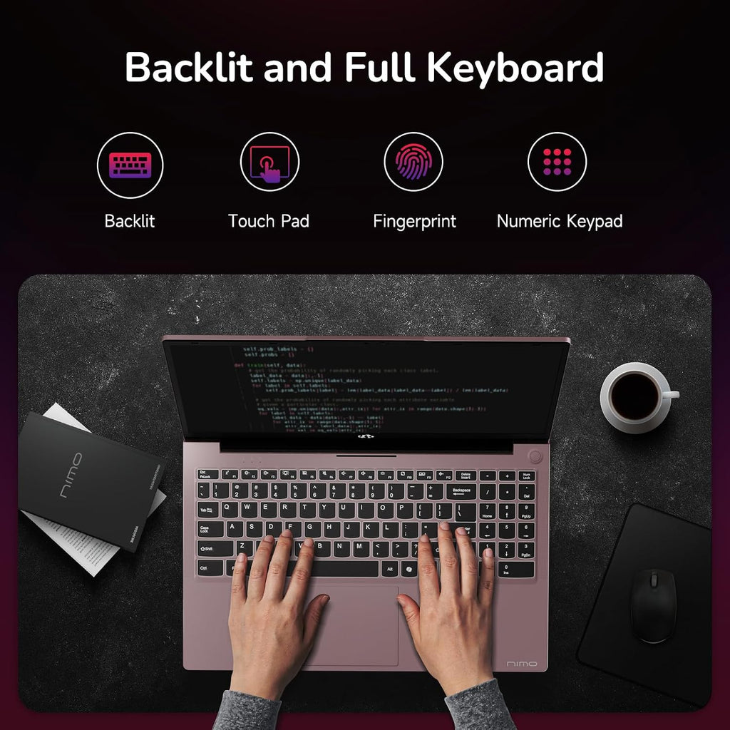 15.6'' FHD IPS Business Gaming Laptop Computer, 8-Cores AMD Ryzen 7 6800H, 32GB DDR5 RAM 2TB SSD(Beat i7-12700H, Up to 4.7GHz), Radeon 680M GPU, 100W Type-C, Fingerprint, Backlit Keyboard, Rose Gold
