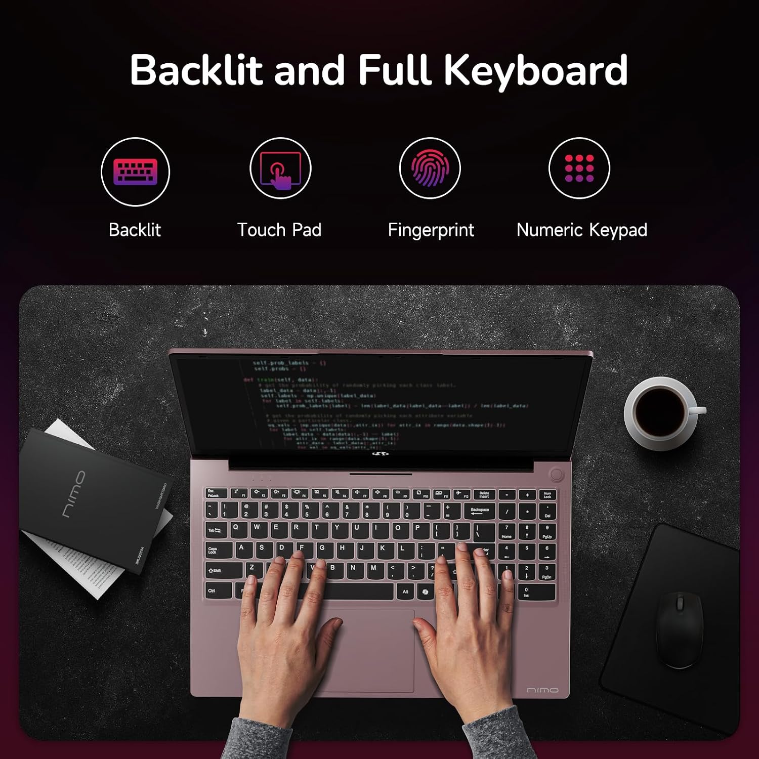 15.6'' FHD IPS Business Gaming Laptop Computer, 8-Cores AMD Ryzen 7 6800H, 32GB DDR5 RAM 2TB SSD(Beat i7-12700H, Up to 4.7GHz), Radeon 680M GPU, 100W Type-C, Fingerprint, Backlit Keyboard, Rose Gold