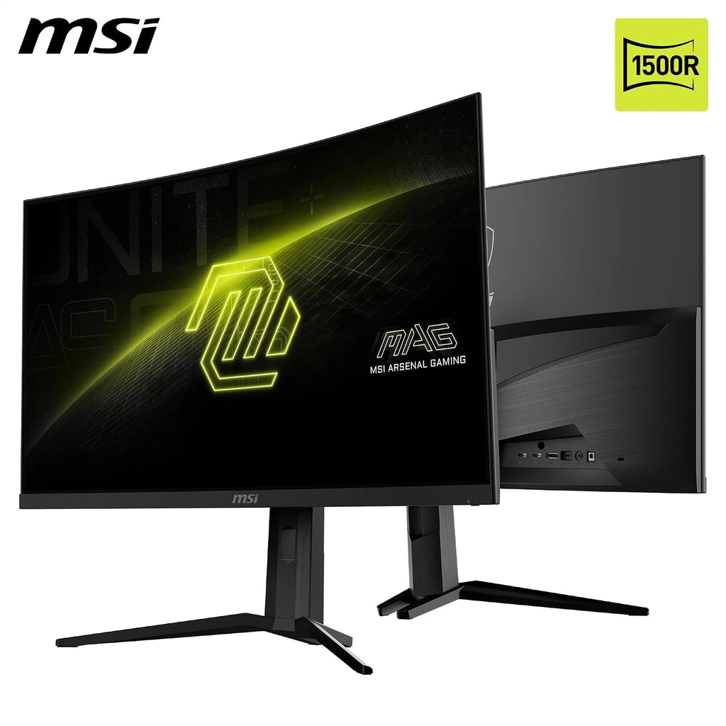 MSI MAG 321CUPDF Curved 32' UHD Gaming Monitor - Rapid VA 1500, 3840x2160, Dual-Mode / 0.5ms, 16:9, Adaptive Sync - DisplayPort 1.4a, HDMI 2.1, USB Type-C (DP Alt. with PD 15W)