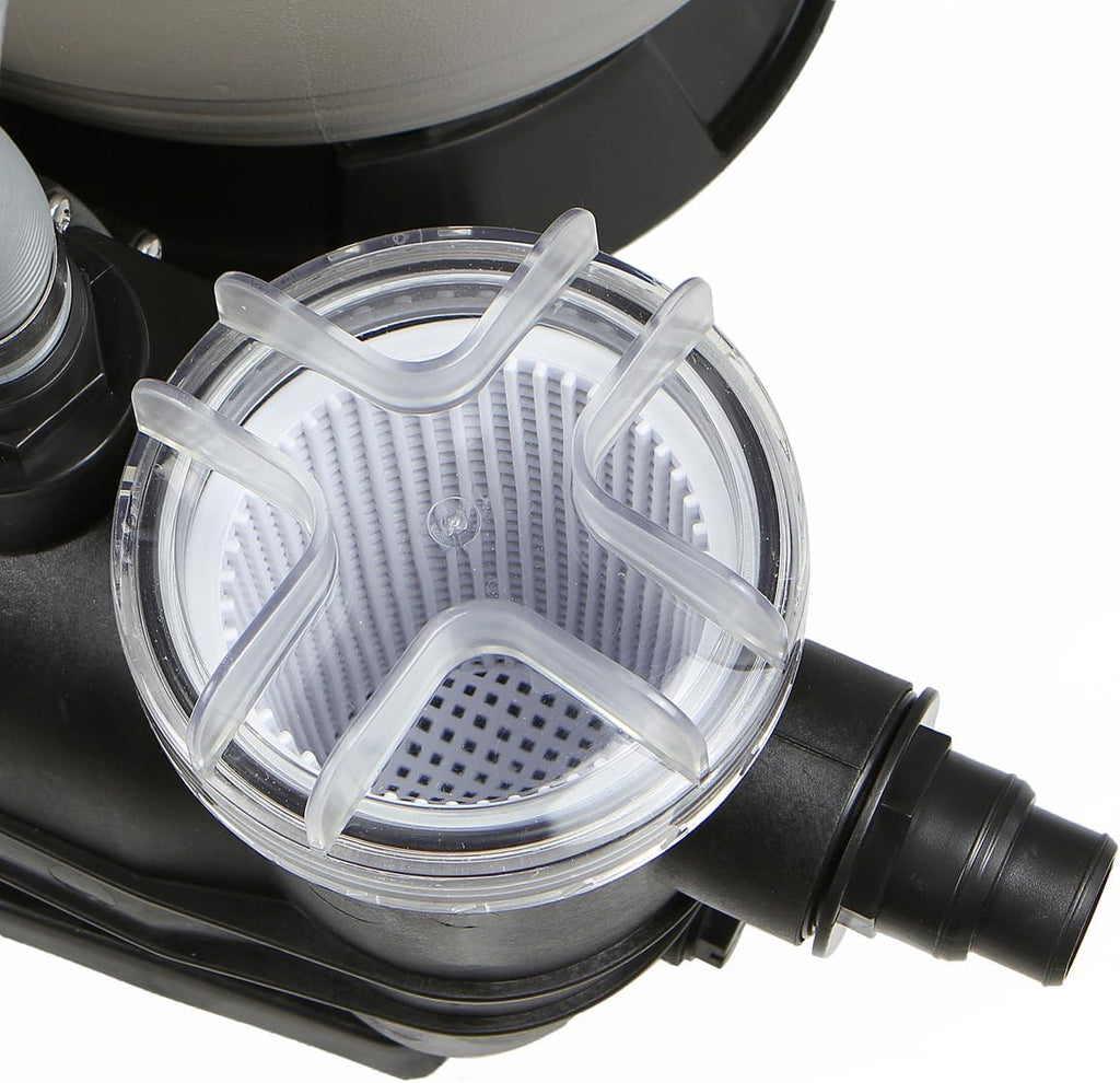 XtremepowerUS 13' Sand Filter with 3/4HP Pool Pump Digital Programmer Timer 2,640 GPH for Above Ground Swimming Pool Pump Set Up To 10,000 Gallons