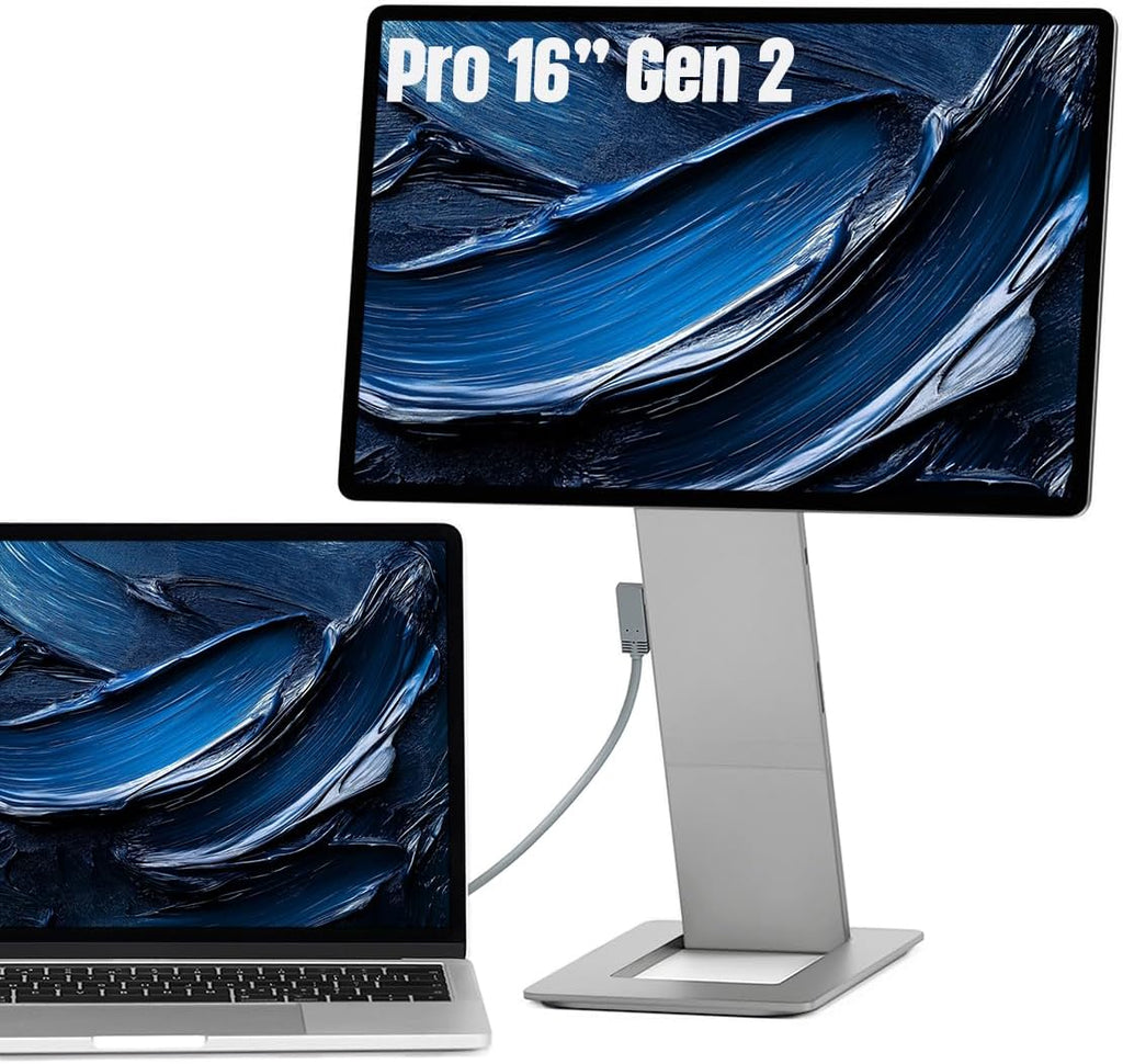 SOTSU FlipAction Pro 16' Gen2 Premium Portable Monitor | Super Compact | Pivot Rotate | 2560x1600 DCI P3 | 120Hz | 400 Nits | Full Metal CNC | Perfect Match for Mac and Windows (Metallic Gray)