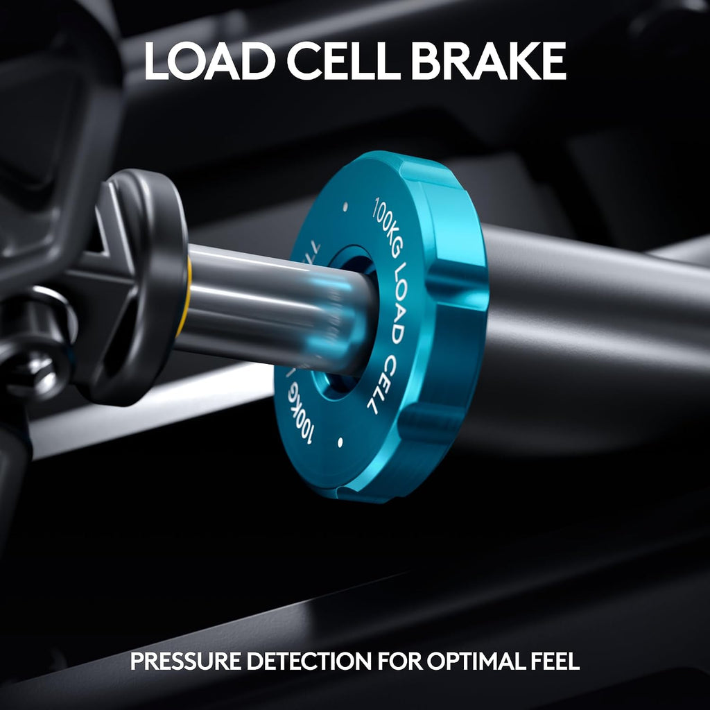 Logitech G PRO Racing Pedals - Racing Simulator Pedals with 100kg Load Cell Brake, Fully Customizable, Swappable Springs & Elastomers, Modular Design