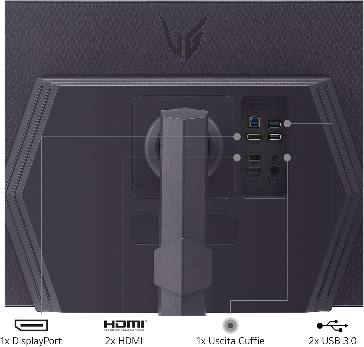 LG Monitor Gaming 27GS85Q-B 27GS85QB (27GS85Q-B.AEU)