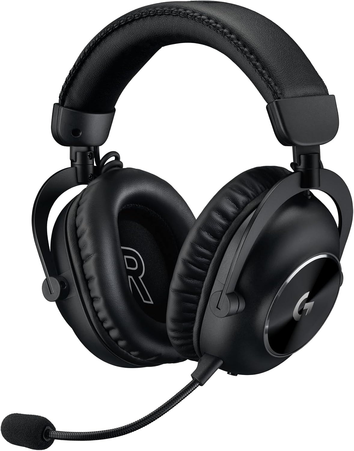 Logitech G PRO X 2 Lightspeed Wireless Gaming Headphones, Detachable Boom Microphone, 50 mm Graphen Drives, DTS:X Headphone 2.0, 7.1 Surround, Bluetooth/USB/3.5 mm Aux, PC, PS5, PS4, Switch, Black