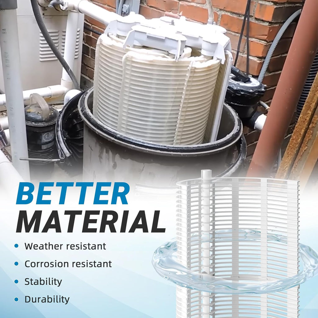 48 sq Swimming DE Pool Filter Grids Compatible with Hayward Pro-Grid DE4820,Micro Clear DE4800 and DE480S,for Penair FNS Plus Grid Set 48 Sq.Ft. (24 inch Height)