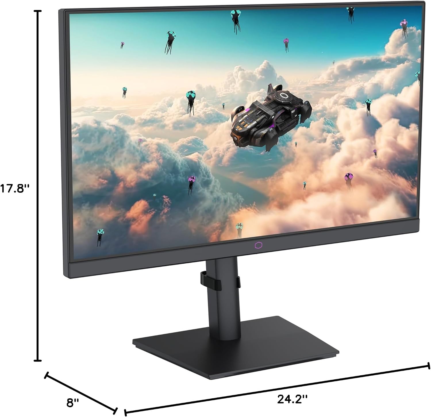 Cooler Master GM2711S 27' WQHD 2560 x 1440 Ultra-Speed IPS Gaming Monitor | Up to 180Hz | Up to 0.5ms | Adaptive Sync AMD|Nvidia | HDR Support | DP1.4 * 1 | HDMI2.0 * 2