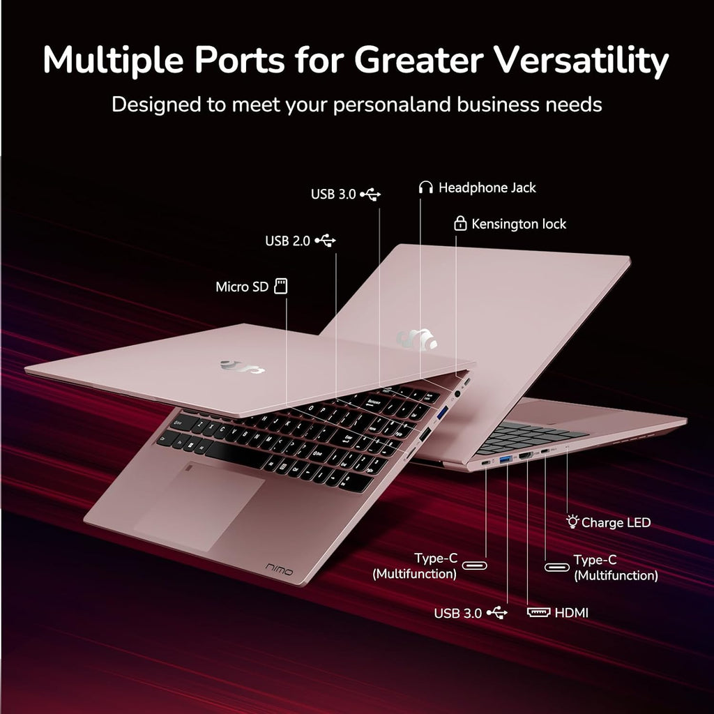 15.6'' FHD IPS Business Gaming Laptop Computer, 8-Cores AMD Ryzen 7 6800H, 32GB DDR5 RAM 2TB SSD(Beat i7-12700H, Up to 4.7GHz), Radeon 680M GPU, 100W Type-C, Fingerprint, Backlit Keyboard, Rose Gold