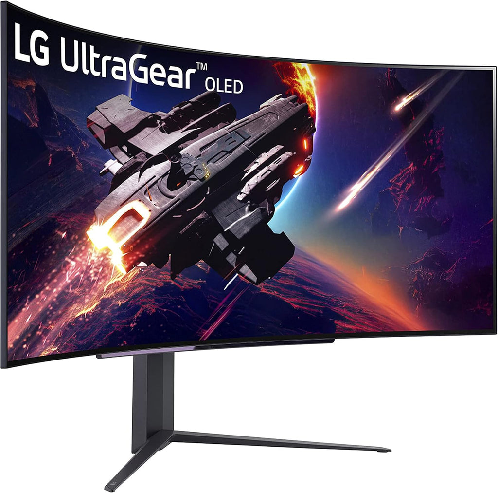 LG 45GR95QE 45-Inch Ultragear 1440p 240 Hz OLED Curved Gaming Monitor with AMD FreeSync Premium and 0.03ms Response Time (Black)