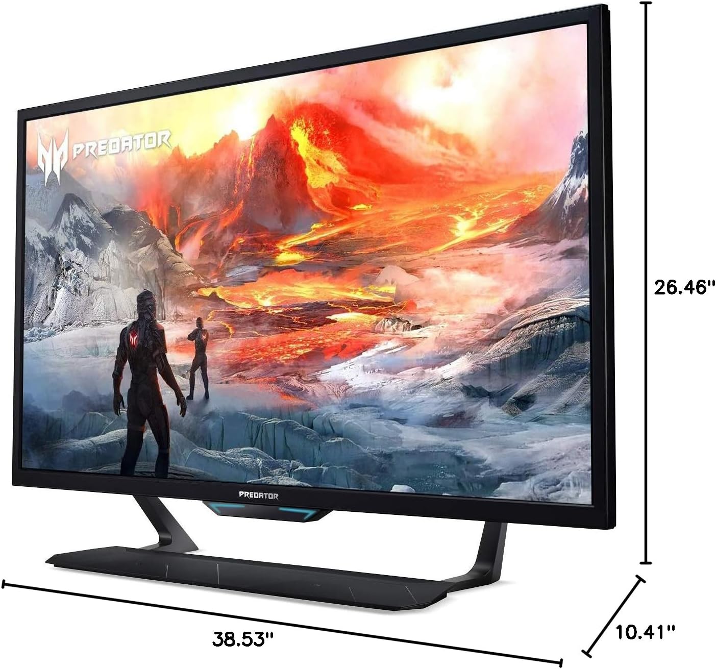 acer Predator CG437K Pbmiiippuzx 43' 4K UHD, 120Hz(144Hz Overclock), 1ms VRB, G-Sync Compatible Gaming Monitor with VESA Certified DisplayHDR 1000 (2X Display, 3X HDMI & 1 USB Type-C Port)