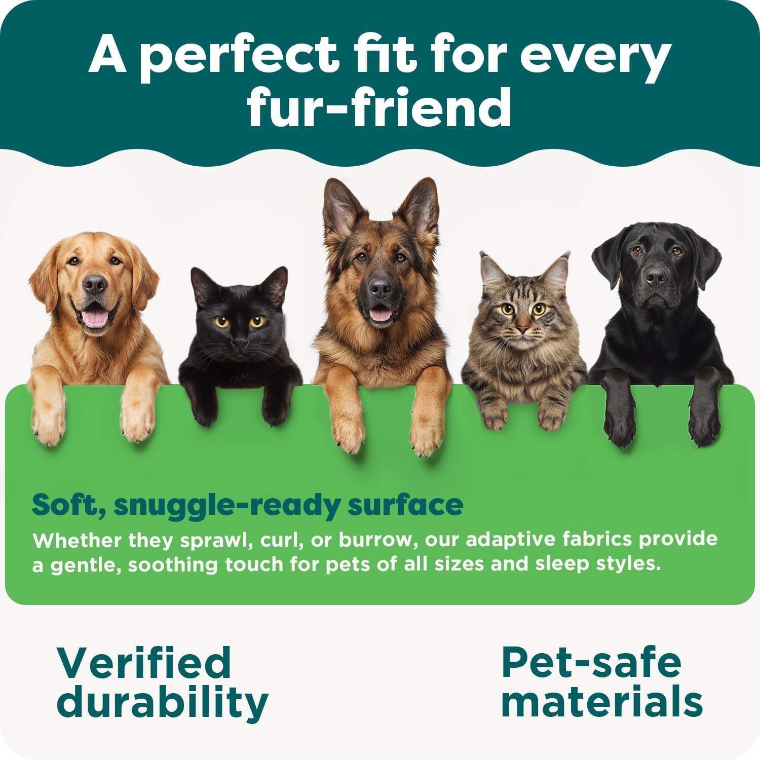 FurHaven Cooling Gel Dog Bed for Large Dogs, Perfect Comfort Sofa Bed with Cool Gel-Top Foam with a Solid Orthopedic Foam Base, Removable Washable Cover, Jumbo Plus XXL, Plush & Velvet, Granite Gray.