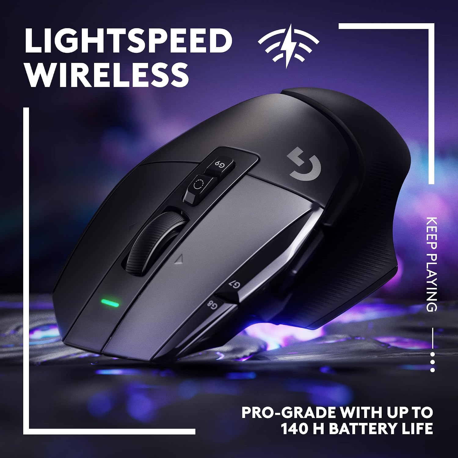 Logitech G502 X Lightspeed Wireless Gaming Mouse + G733 Lightspeed Wireless Gaming Headset - Black