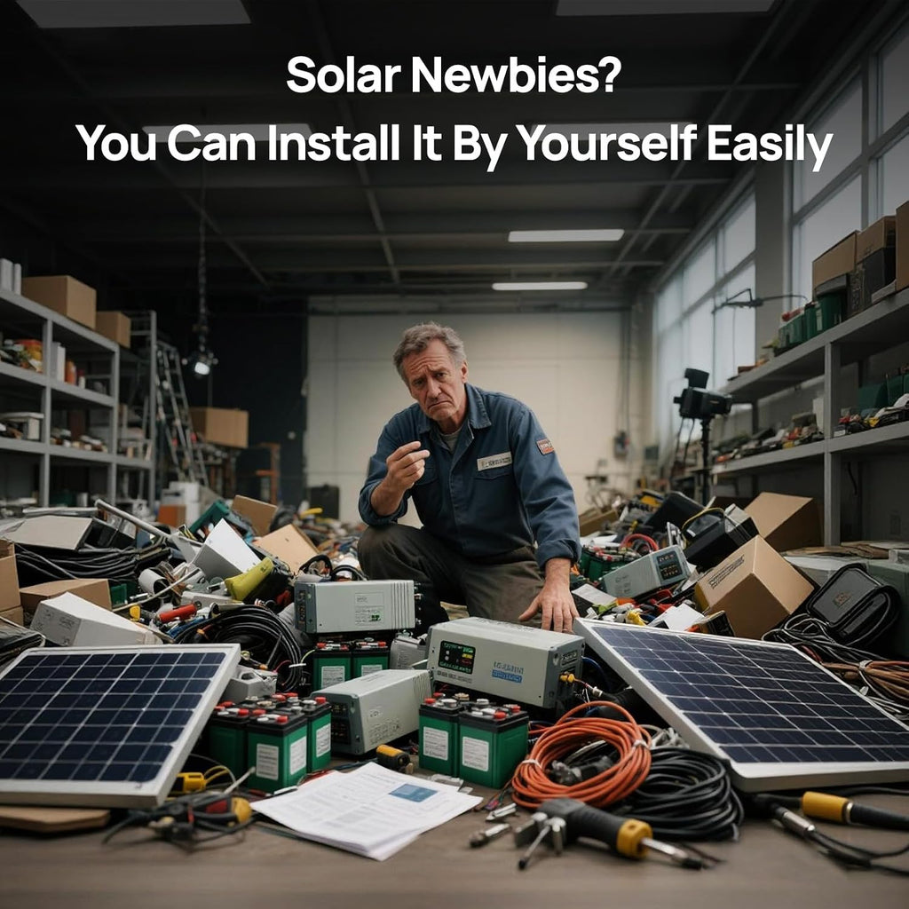 [Ultra] ECO-Worthy 12V 400W Complete Solar Panel Kit for RV Off Grid Travel Trailer : 4 * 100W Solar Panel + 40A MPPT Controller + 12V 280Ah Lithium Battery + 2000W Power Inverter+Monitor Module