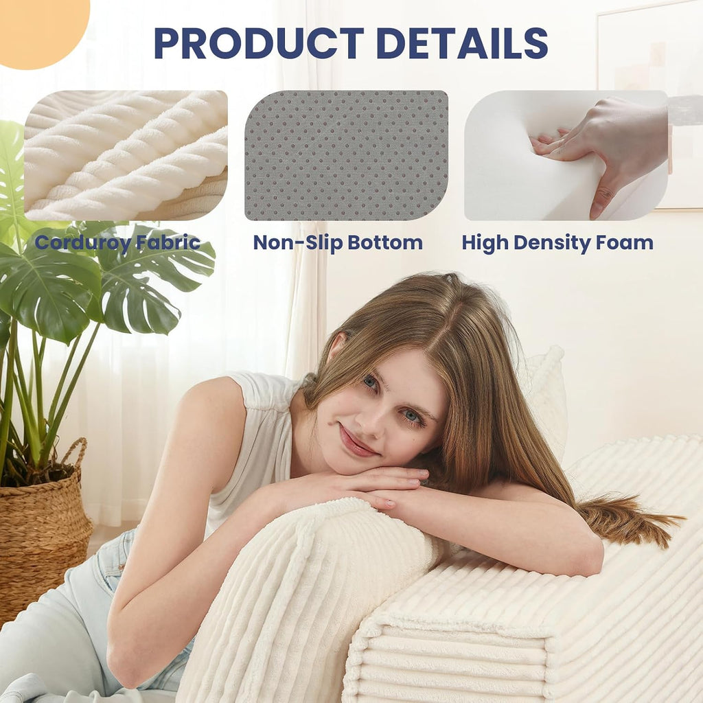 Convertible Sofa Bed, Fold Out Loveseat Sleeper Sofa Chair with Pillow, Folding Sofa Bed with Back Support, Portable Chair Bed Comfy Floor Lounge Sofa for Living Room Bedroom Guest Room, Beige