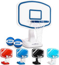 GoSports Splash Hoop PRO - Choose Your Color - Swimming Pool Basketball Game, Includes Poolside Water Basketball Hoop, 2 Balls and Pump