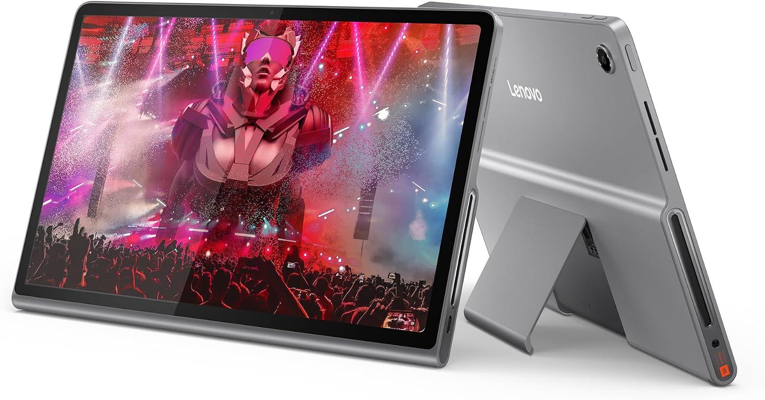 Lenovo Tab Plus - 2024 - Premium Entertainment Tablet - 8 JBL® Speakers - 11.5' 2K LCD Touch Display - 8GB Memory - 128GB Storage - MediaTek™ Helio G99 - Folio Case Included - Luna Grey