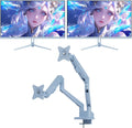 Pixio Two PX279 Wave Blue 27 inch 240Hz Refresh Rate FHD 1080p Resolution Fast IPS Panel 1ms GTG Resonse Time Gaming Monitor and PS1D Wave Blue Dual Monitor Arm - Fits up to 32 inches and 19.8lbs