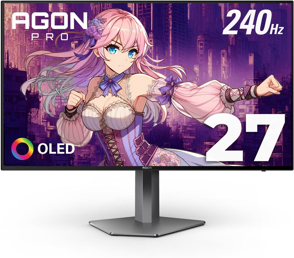 AOC AG276QZD-B 27' 2560 x 1440 240Hz OLED Gaming Monitor - Certified Refurbished