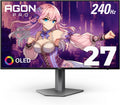 AOC AG276QZD-B 27' 2560 x 1440 240Hz OLED Gaming Monitor - Certified Refurbished