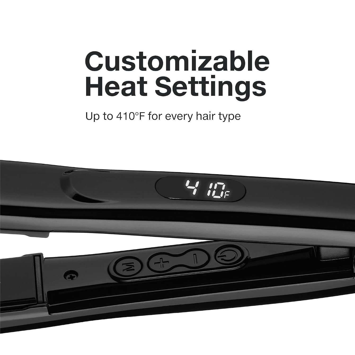 Paul Mitchell Style+ 1' Ceramic Flat Iron, Adjustable Heat Settings, for Straightening + Curling