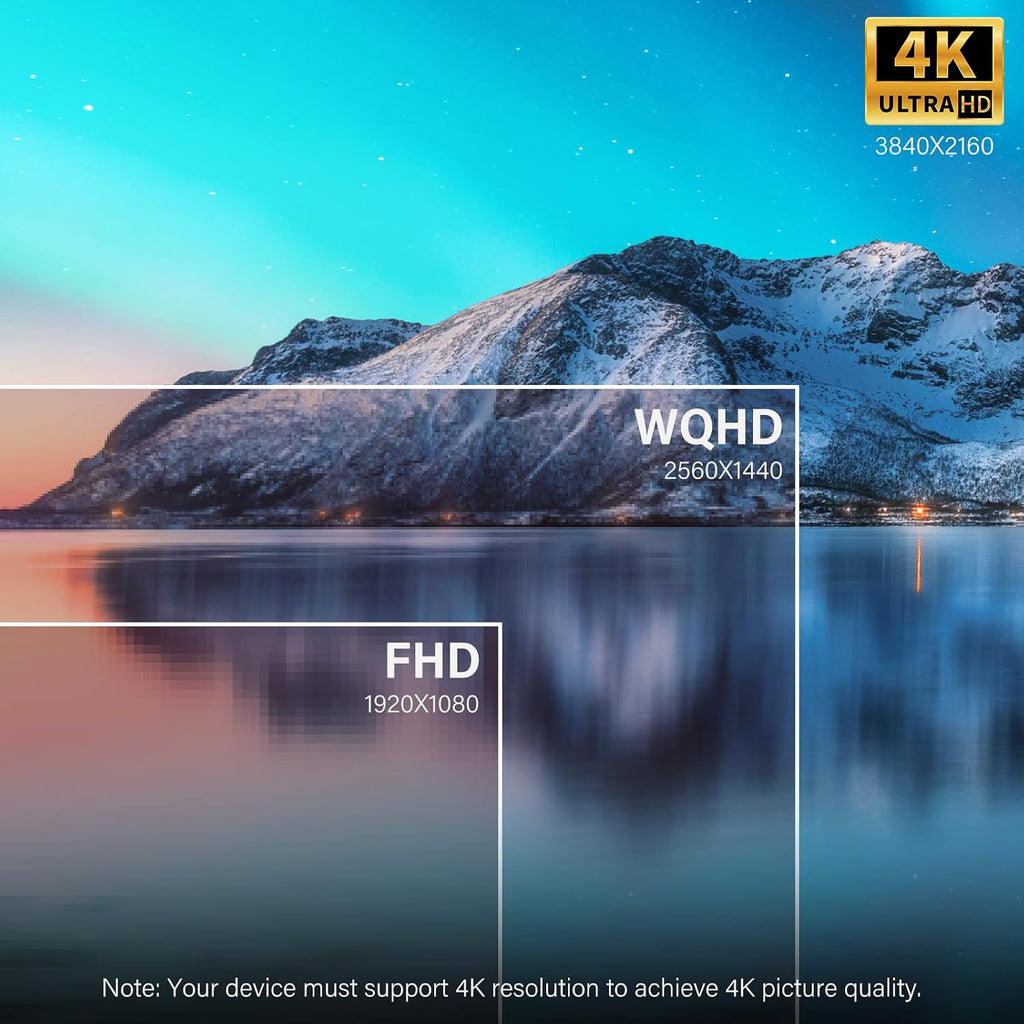 InnoView Dual Portable Monitor 23.8' 3840x2160P 4K 100% sRGB 315°Adjustable Dual Stacked Foldable Monitor Built-in Speakers Screen Extender with HDMI/USB-C/DP for Laptop Windows Mac