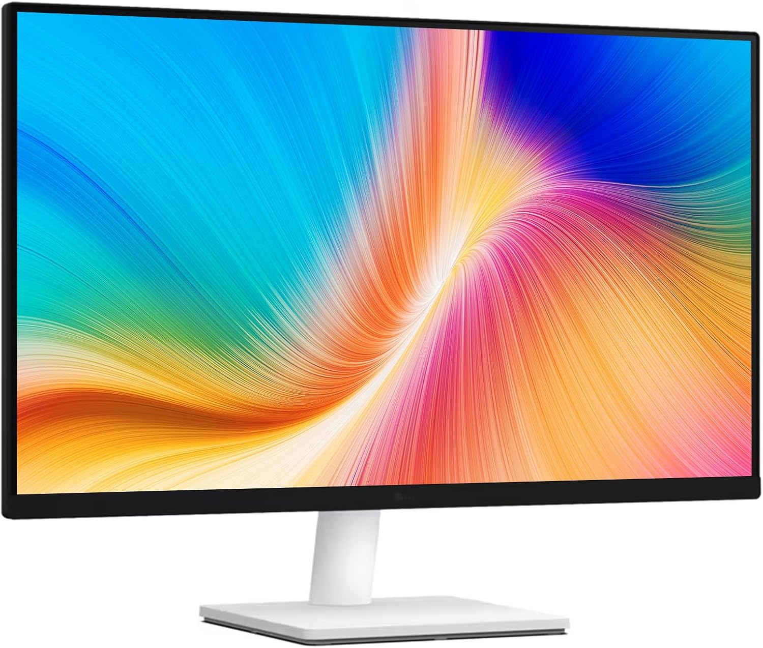 LG 27' 4K UHD (3840x2160) IPS Monitor, 60Hz, Dynamic Action Sync, Black Stabilizer, HDR10, Reader Mode and Flicker Safe, Anti-Glare, OnScreen Control, HDMI & DisplayPort, Tilt Adjustable, White