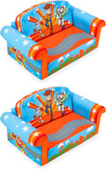 Marshmallow Furniture 2 Pack Kids 2-in-1 Flip Open Foam Sofa Bed, Toy Story 4