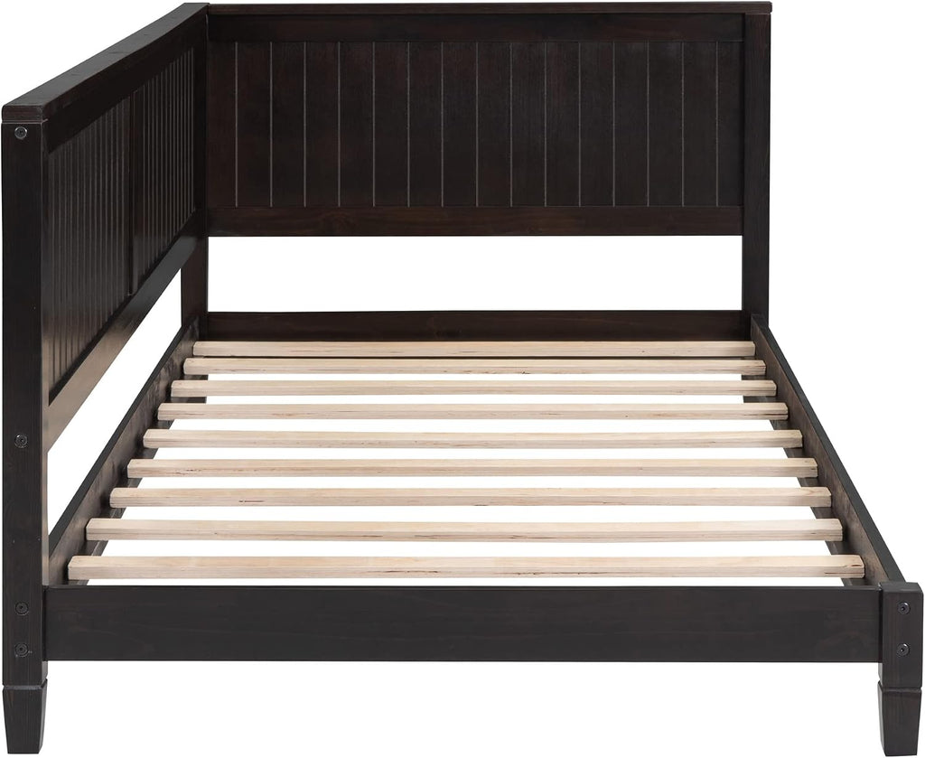 Merax Twin Size Daybed Wood Sofa Bed, Espresso