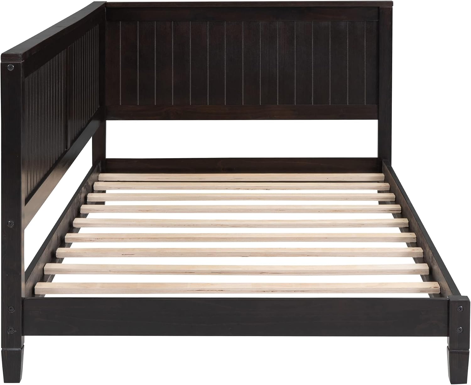 Merax Twin Size Daybed Wood Sofa Bed, Espresso