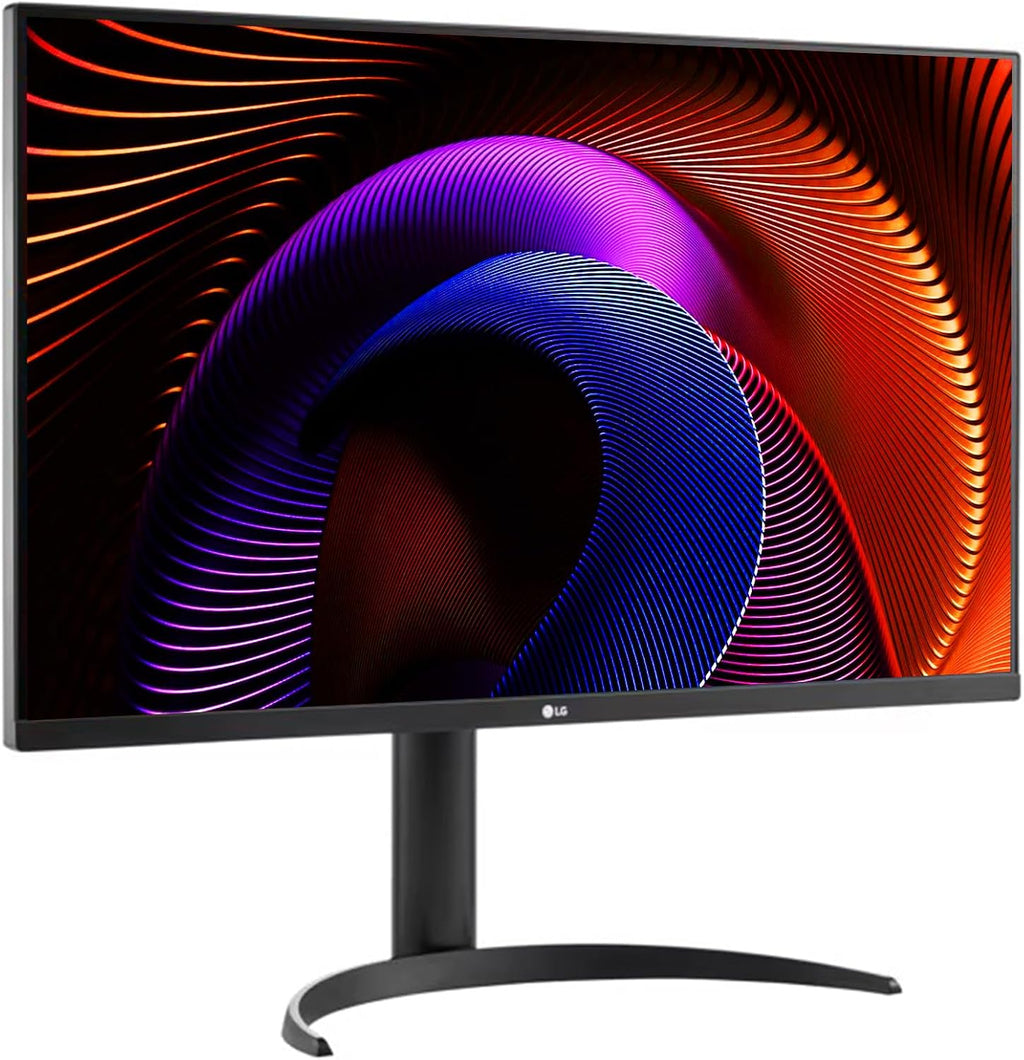 LG 32' 4K UHD (3840 x 2160) Ultrafine Computer Monitor, HDR10, Dynamic Action Sync, 90% DCI-P3, OnScreen Control, Built-in Speakers, Black Stabilizer, Flicker Safe, Tilt Adjustment, DisplayPort & HDMI