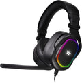Thermaltake Argent H5 RGB 7.1 Surround Gaming Headset, 50mm Hi-Res Drivers, Compatible with PC, Xbox One, PS4, Mac, Mobile and Nintendo Switch, Black, GHT-THF-DIECBK-31