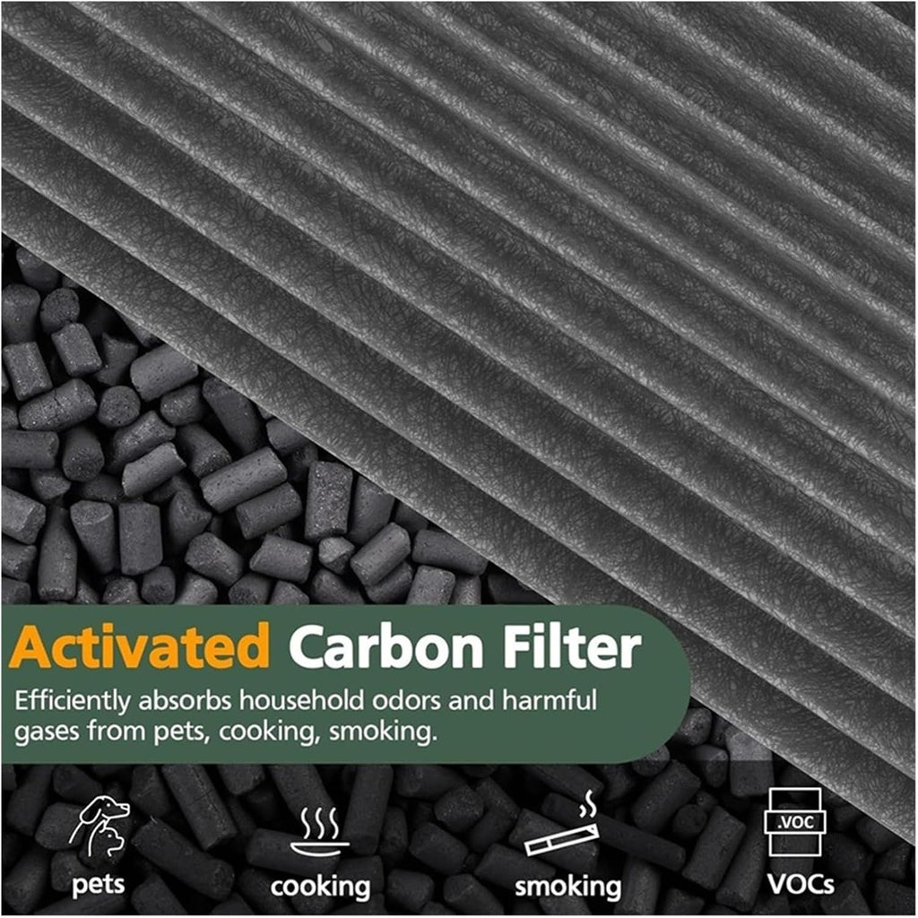 360° Combi 2-In-1 True + Carbon Replacement Filter，Compatible For Dyson TP10 HP10 HP09 TP09 HP07 TP07 TP06 HP06 Purifi-Er,Vacuum Cleaner Accessories