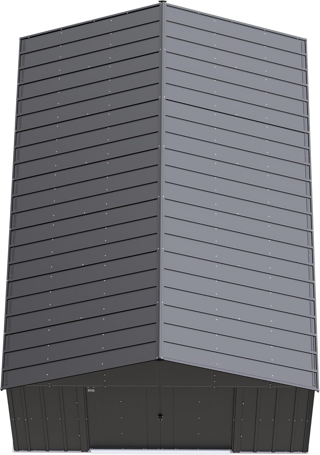 Arrow Classic Metal Shed, 12 x 17, Charcoal