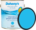 Doheny's Pro-Grade High Build Self-Priming Epoxy Swimming Pool Paint | Formulated for Excellent Stain, Chemical, and Abrasion Resistance | VOC Compliant (Blue Ice)