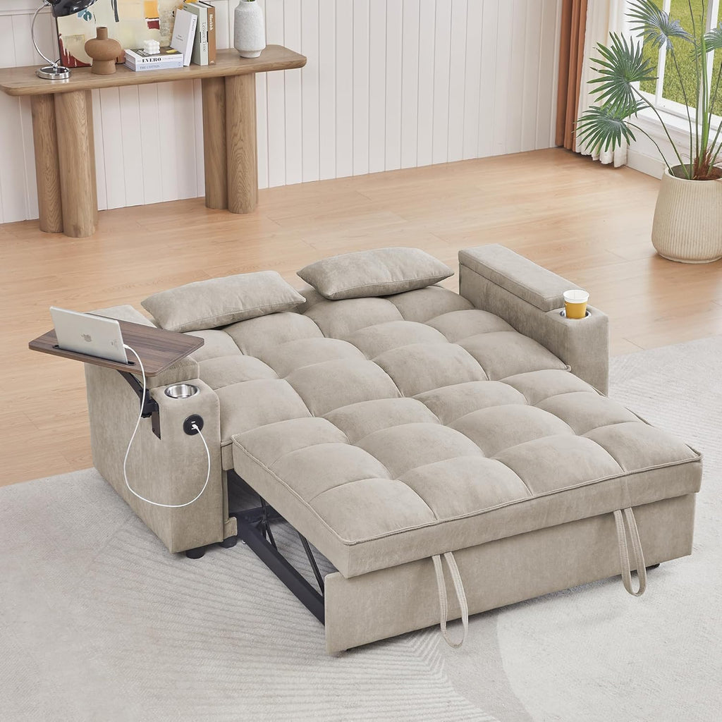 Auvsoce 65' Loveseat Sofa, Modern Couches for Living Room,Corduroy Recliner, Dual armrest Storage Space, Integrated Spring Cushion, Solid Wood Frame, Built-in USB Charging Port