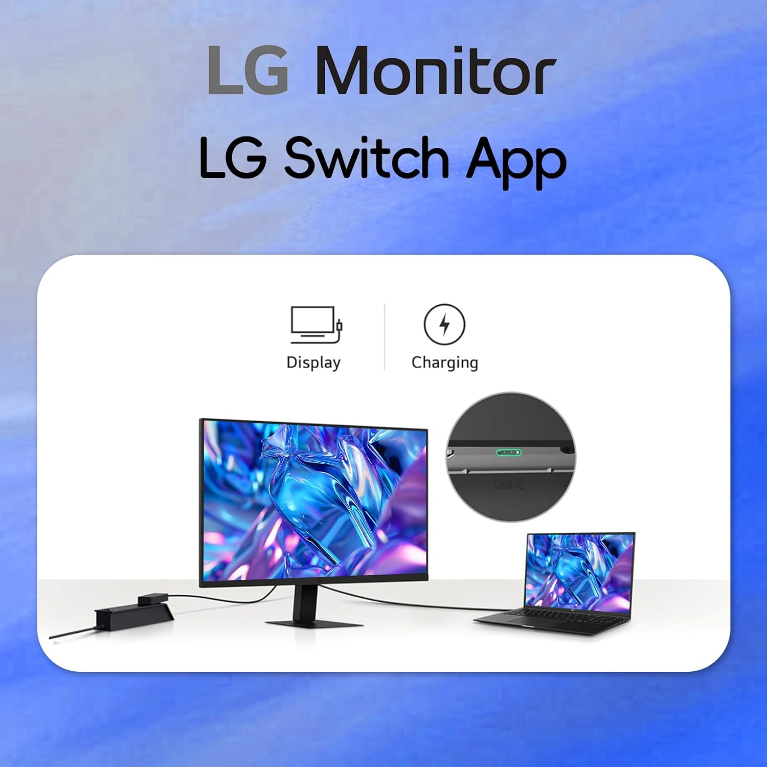 LG 32' QHD (2560 x 1440) IPS Computer Monitor, 100Hz, 5ms, HDR10, 99% sRGB, Dynamic Action Sync, Contrast Ratio 1000:1, Reader Mode, Flicker Safe, HDMI, USB Type-C, Tilt Adjustment, Black