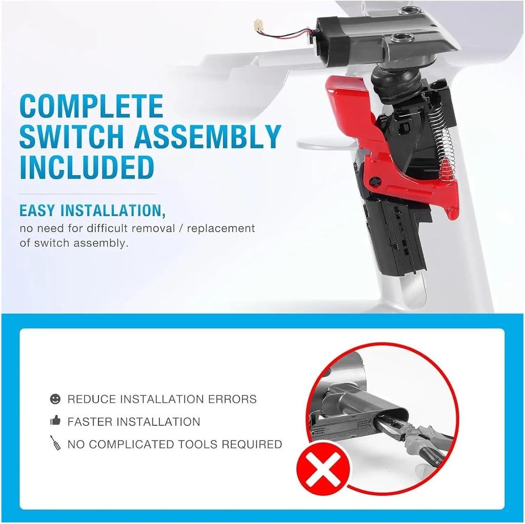 Motor Handle Main Body With Cyclone Assembly，Compatible With Dyson V11 SV14, Replacement Motor Accessories Engine Handle Shell Vacuum Cleaners(With switch)