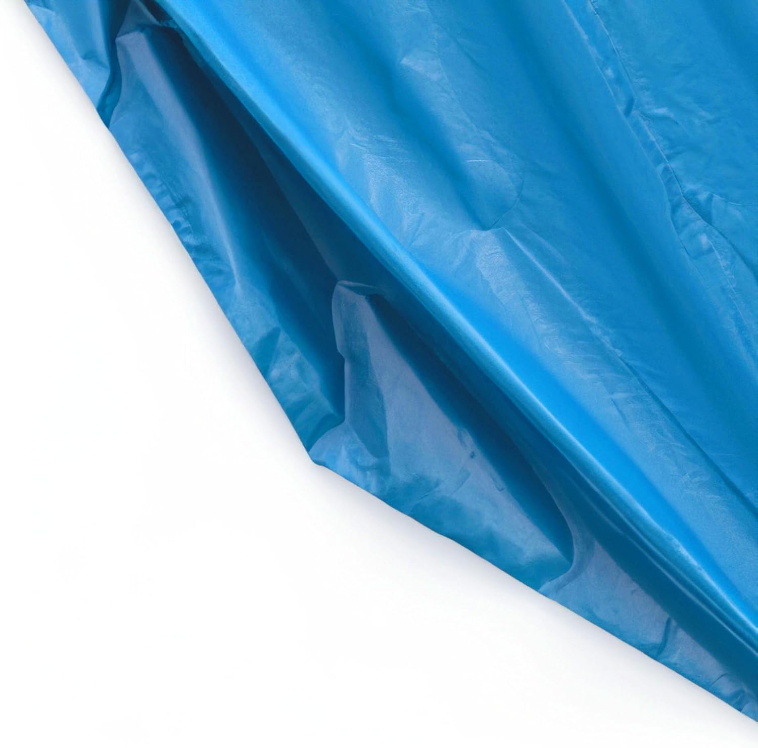 Swimline 24 Feet Solid Round Above Ground Swimming Pool Overlap, Standard Gauge Liner, Vinyl, Easy Installation, Blue