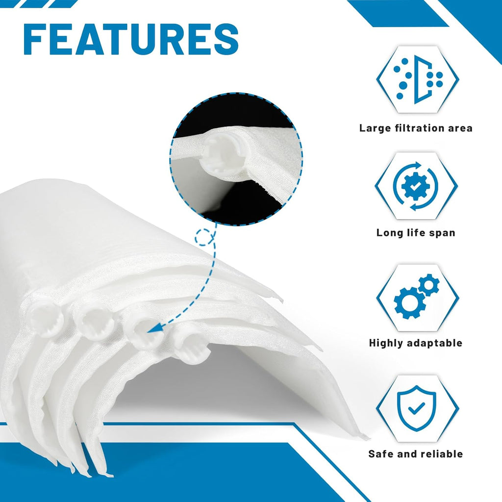 60 Sq Swimming DE Pool Filter Grids Compatible with Hayward Pro-Grid DE6020,Micro-Clear DE6000,for Unicel FG1005,for Astrial,for Pentair,for American Products,60 Sq.Ft. 30 inch