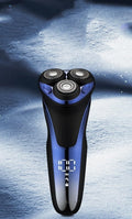 Electric Shavers for Bald Men, 3D Floating Head Rotary Electric Shaver for Men Waterproof Beard Electric Razor Face Shaving Machine Rechargeable