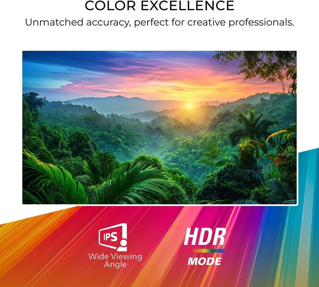 AOC U27B3A 4K 27' IPS 3840x2160 UHD Frameless Monitor, Display Port x1, HDMI x2, Built in Speaker, Eye Care, Flicker Free, 1 Billion+ Colors, sRGB 128.7%, VESA