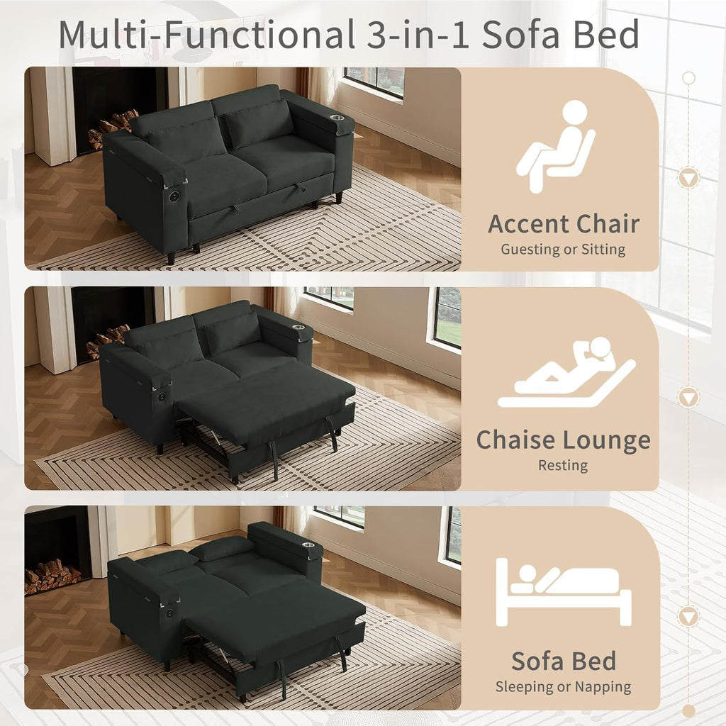 Auvsoce 66.4' Loveseat Sofa, Modern Couches for Living Room,Corduroy Recliner, Dual armrest Storage Space, Integrated Spring Cushion, Solid Wood Frame, Built-in USB Charging Port (Grey)