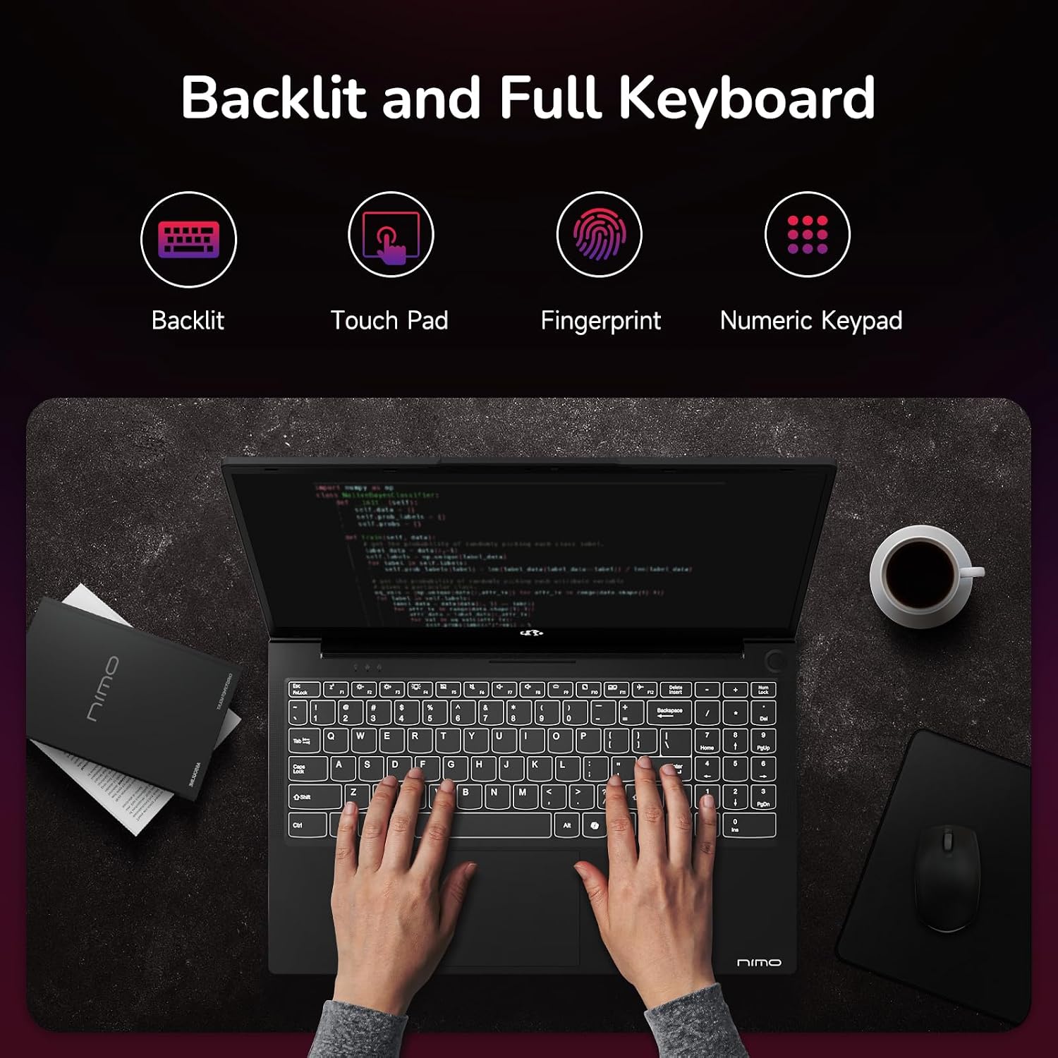 15.6'' FHD IPS Business Gaming Laptop Computer, 8-Cores AMD Ryzen 7 6800H, 32GB DDR5 RAM 2TB SSD(Beat i7-12700H, Up to 4.7GHz), Radeon 680M GPU, 100W Type-C, Fingerprint, Backlit Keyboard, Black
