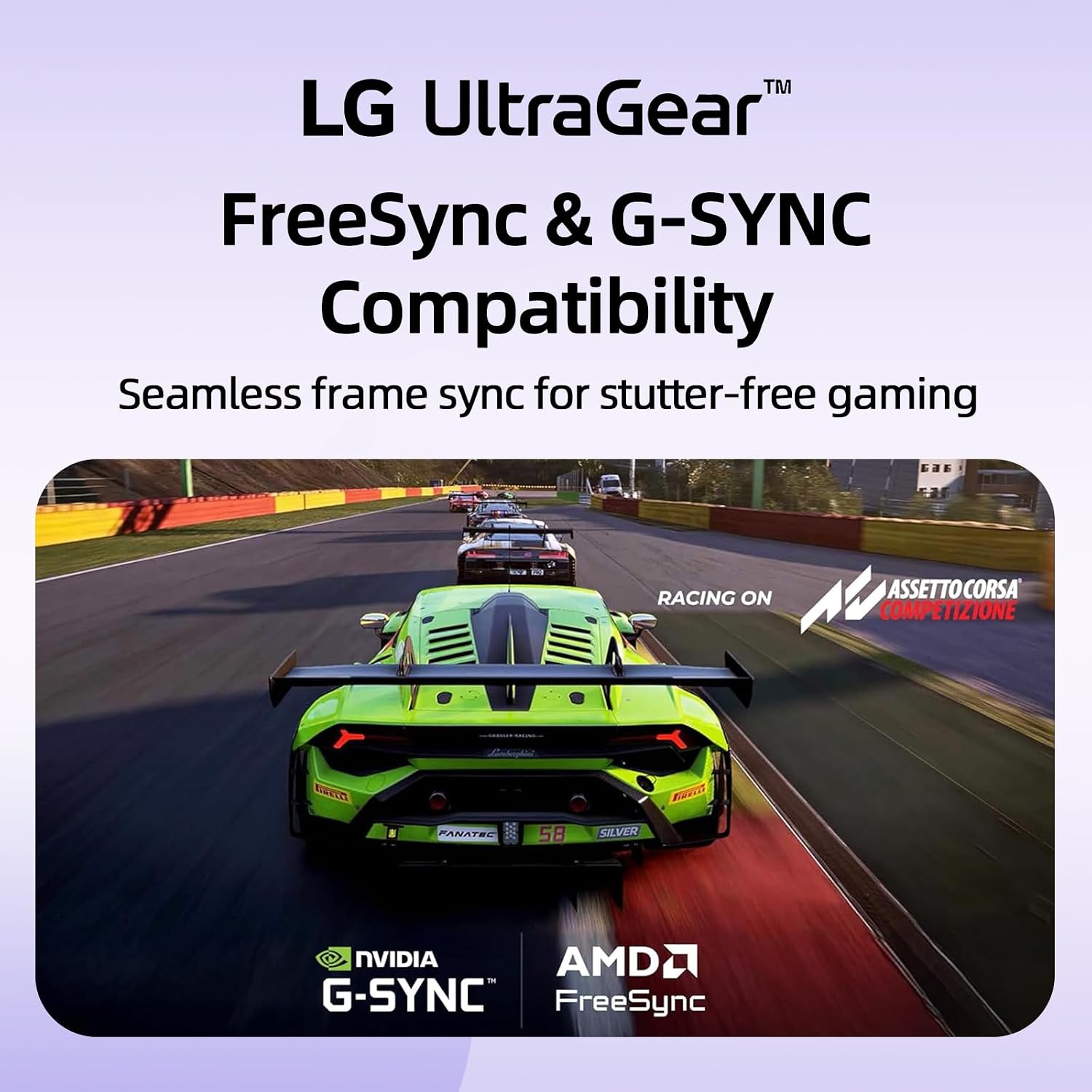 LG 24' Ultragear FHD Gaming Monitor, IPS Display, 144Hz Refresh Rate, 1ms MBR, HDR10, 99% sRGB, NVIDIA G-SYNC Compatible, AMD FreeSync, HDMI, DisplayPort, VESA Mountable, Ultra-Slim Bezel, Tilt, Black