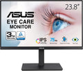 ASUS 24' 1080P Monitor (VA24EQSB) - Full HD, IPS, 75Hz, Built-in Speakers, Eye Care, Low Blue Light, Flicker Free, VESA Mountable, Height Adjustment, Frameless, DisplayPort, HDMI, VGA, USB Hub,Black