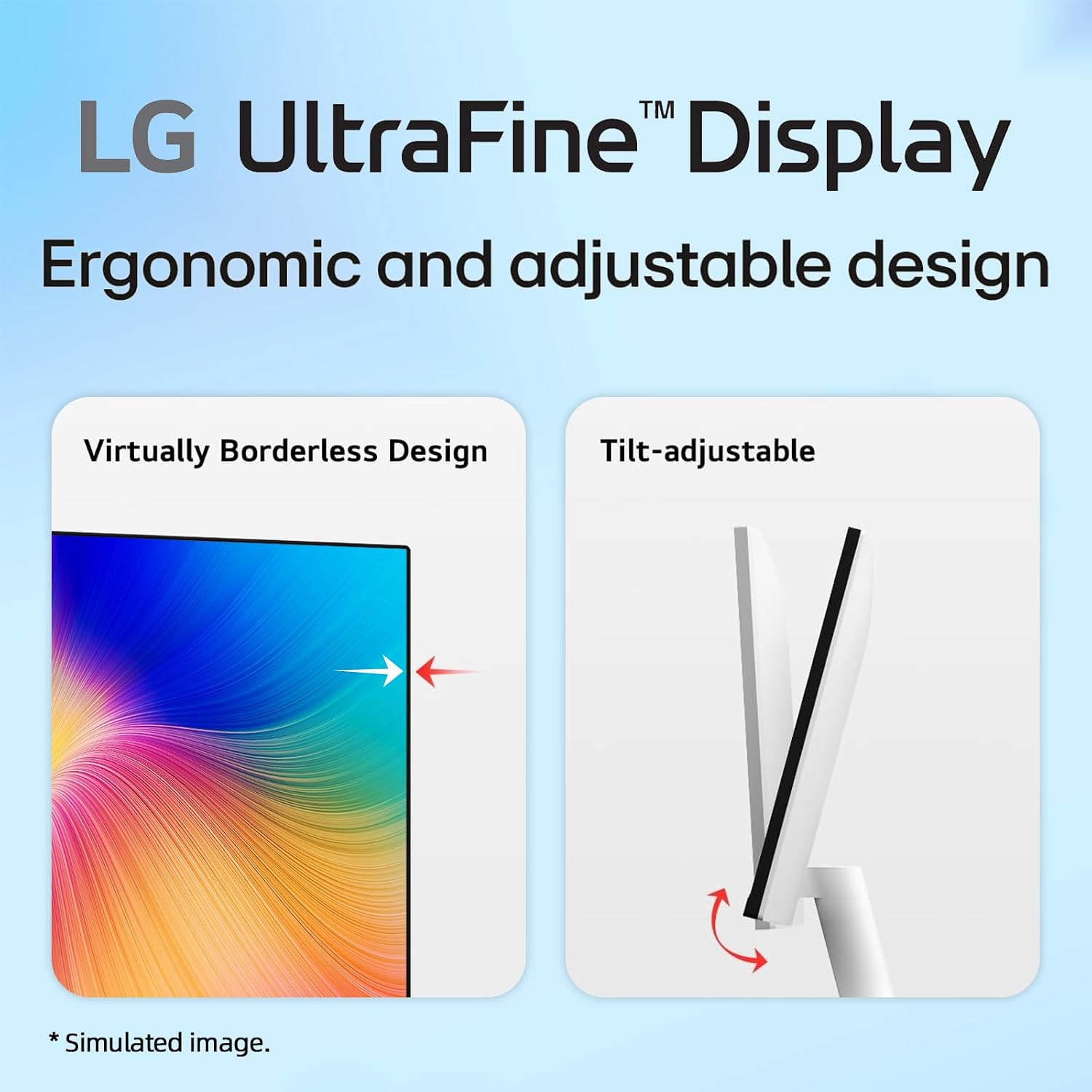 LG 27' 4K UHD (3840x2160) IPS Monitor, 60Hz, Dynamic Action Sync, Black Stabilizer, HDR10, Reader Mode and Flicker Safe, Anti-Glare, OnScreen Control, HDMI & DisplayPort, Tilt Adjustable, White