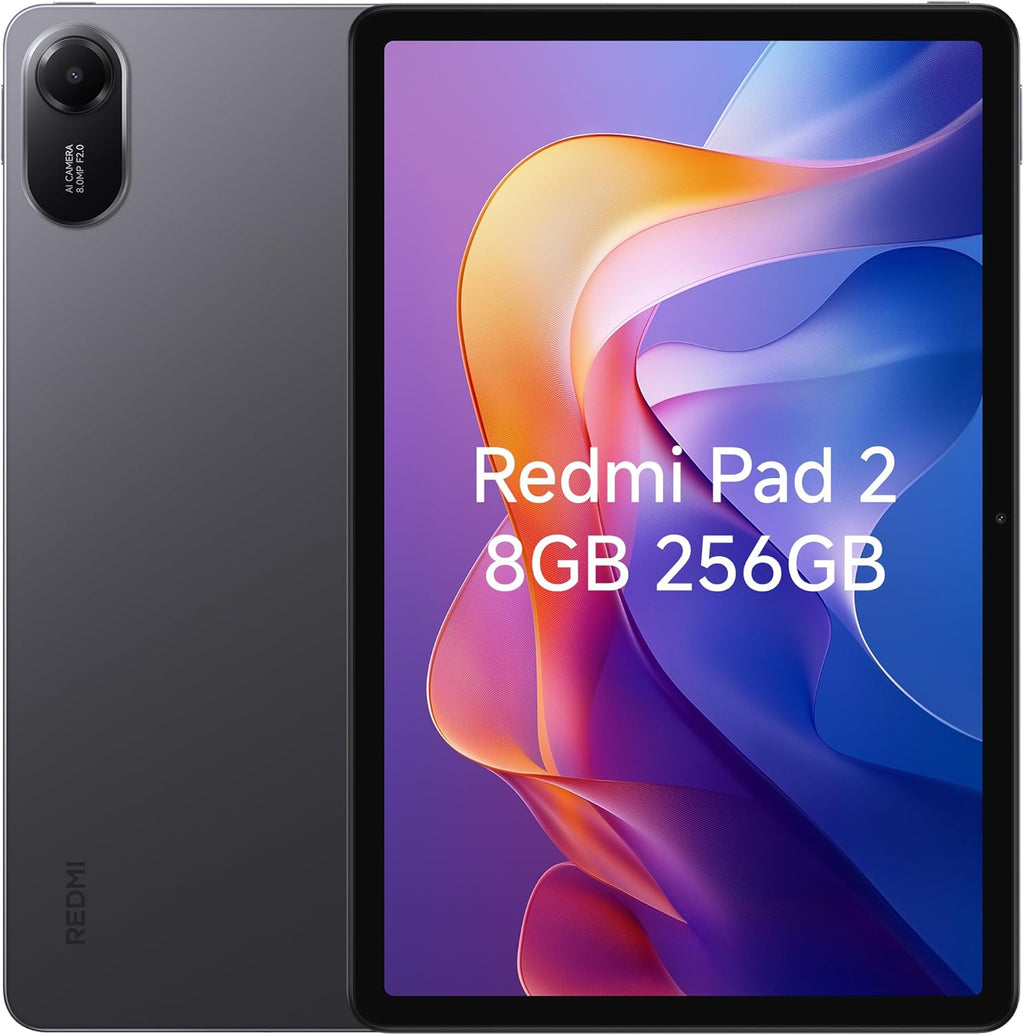 Xiaomi Redmi Pad 2 Only WiFi (No Calls or Text) 11' 2.5K Octa Core 4 Speakers Global ROM 9000mAh Bluetooth 5.3 8MP Model 25040RP0AL (Graphite Gray, 256GB + 8GB)