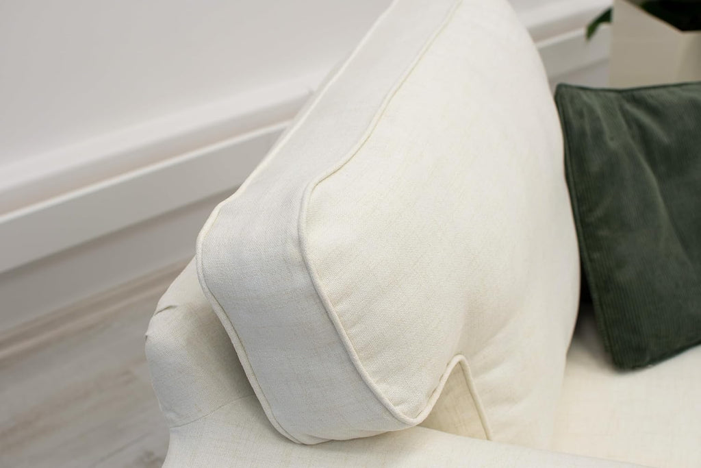 Ektorp Chair Cover Replacement for IKEA Ektorp Armchair Cover, Ektorp Chair Slipcover, Ektorp Cover Only!(Daily Off White)