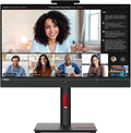 Lenovo ThinkVision T24mv-30 24 Class Webcam Full HD LCD Monitor - 16:9 - Raven Black