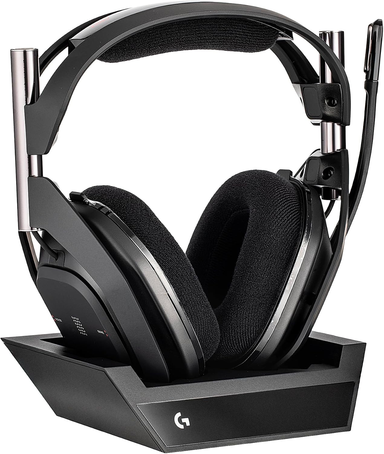 Logitech G Astro A50 X Omni-Platform Wireless Gaming Headset + Base Station Bundle Including: Headphone Holder, Headphone Cleaning Kit